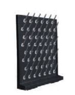 PP SINGLE PLANE PEGBOARD (BLACK) 52 ก้าน